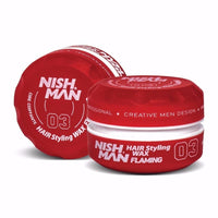 Nish Man Hair Styling Wax Flaming 150 ml