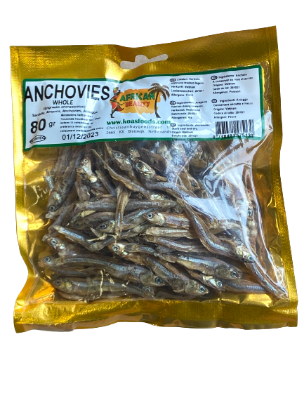 African Beauty Anchovies Indagara 80 g - Africa Products Shop