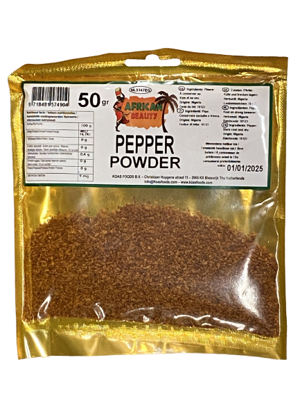 African Beauty Pepper Powder 50 g - Africa Products Shop