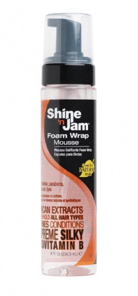 Ampro Shine'n Jam Supreme Foam Wrap Mousse 236 ml - Africa Products Shop
