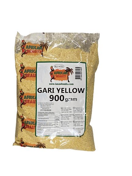 African Beauty Gari Yellow 900 g - Africa Products Shop