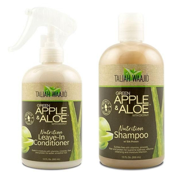 Taliaah Waajid Apple Aloe Nutrition Shampoo and Leave in Conditioner Set - Africa Products Shop