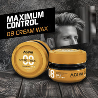 Afbeelding laden in Galerijviewer, Agiva 08 Hair Styling Wax Gold Cream 175 ml
