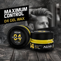 Afbeelding laden in Galerijviewer, Agiva 04 Hair Styling Wax Black Gel 175 ml
