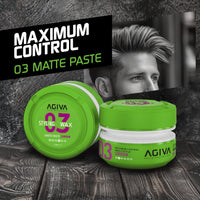 Load image into Gallery viewer, Agiva Hair Styling Aqua Wax Matte Paste 03 175 ml

