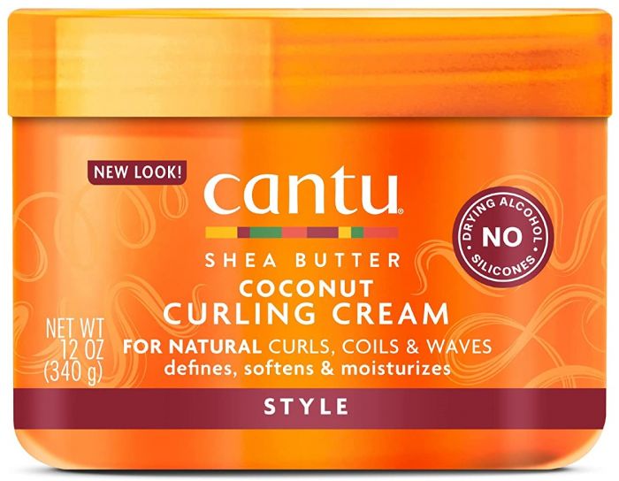 Cantu Shea Butter Coconut Curling Cream voor natuurlijk haar 340 g