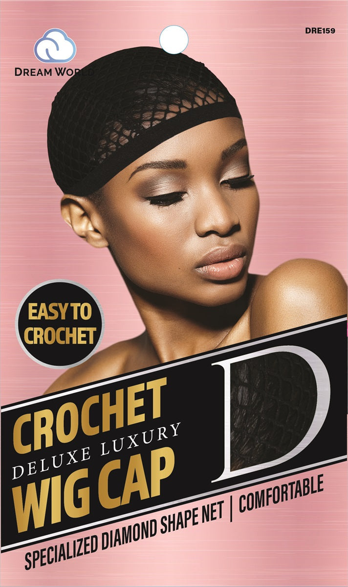 Dream World De Luxe Luxury Crochet Wig Cap DRE159