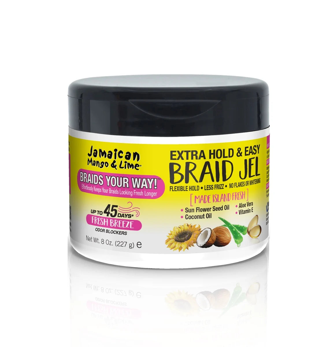 Jamaican Mango & Lime Braid Extra Hold Shine Jel 227g