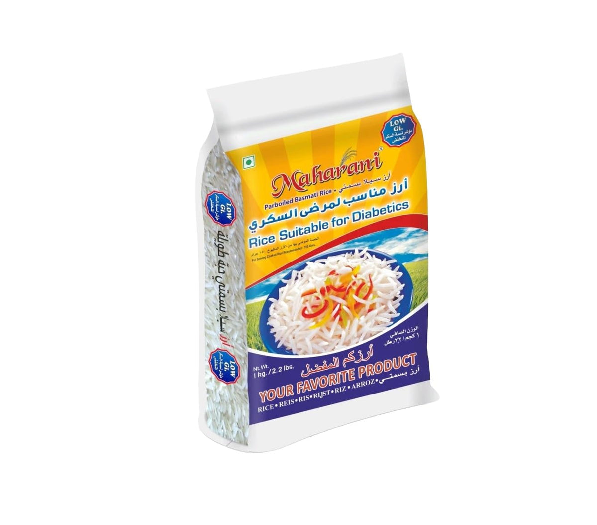 Maharani Diabetische Basmatirijst 1 kg