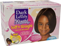 Załaduj obraz do przeglądarki galerii, Dark and Lovely Beautiul Beginners No Lye Relaxer Kit Pink Normal
