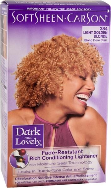 Dark and Lovely Color 384 Light Gold Blond