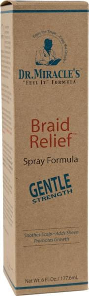 Dr. Miracle Braid Relief Spray Formula - Gentle 6 oz