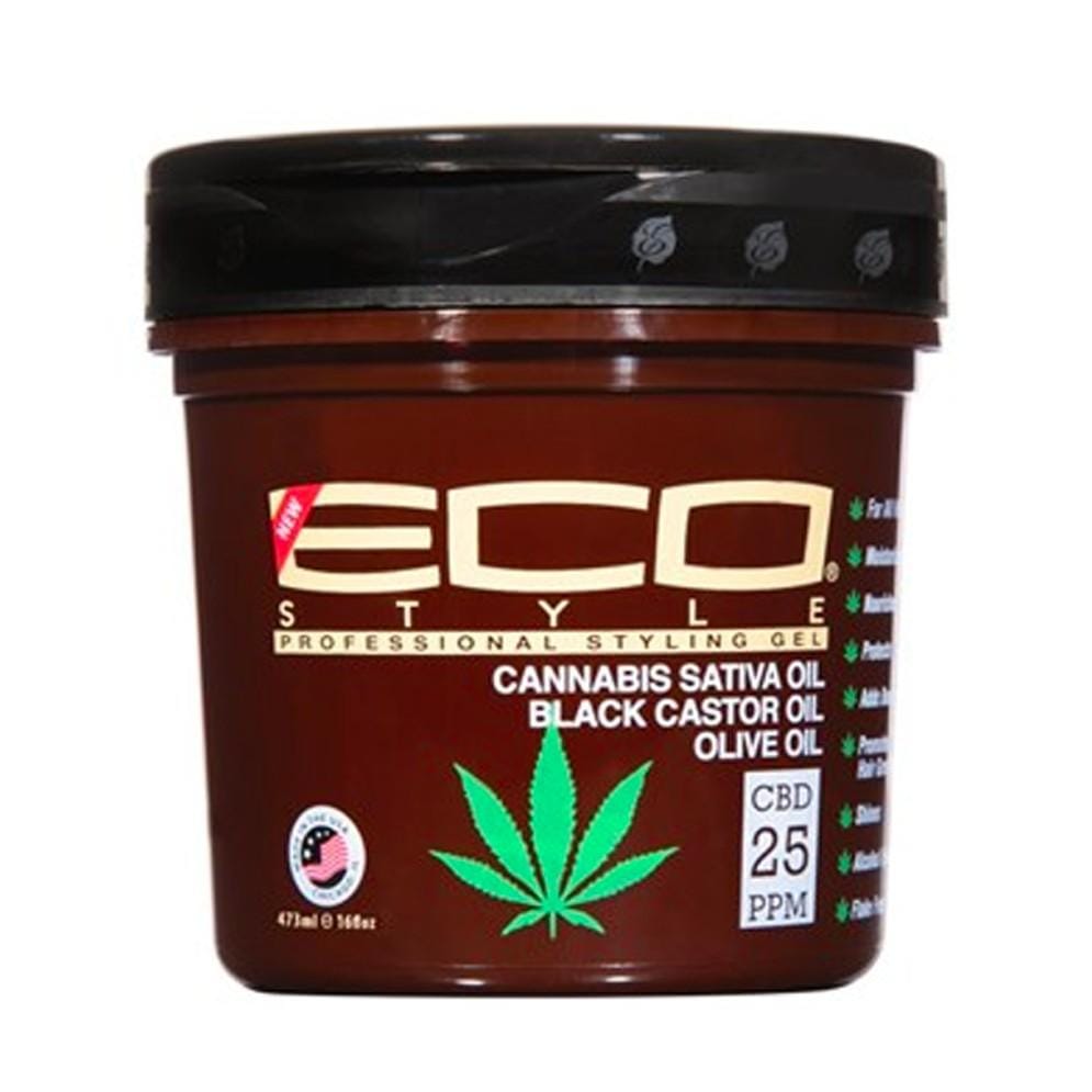 Eco Style Cannabis Sativa Oil Black Castor Oil Olive Olive 473 ml