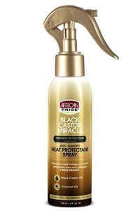 Załaduj obraz do przeglądarki galerii, African Pride Black Castor Miracle Heat Protectant Spray 4oz
