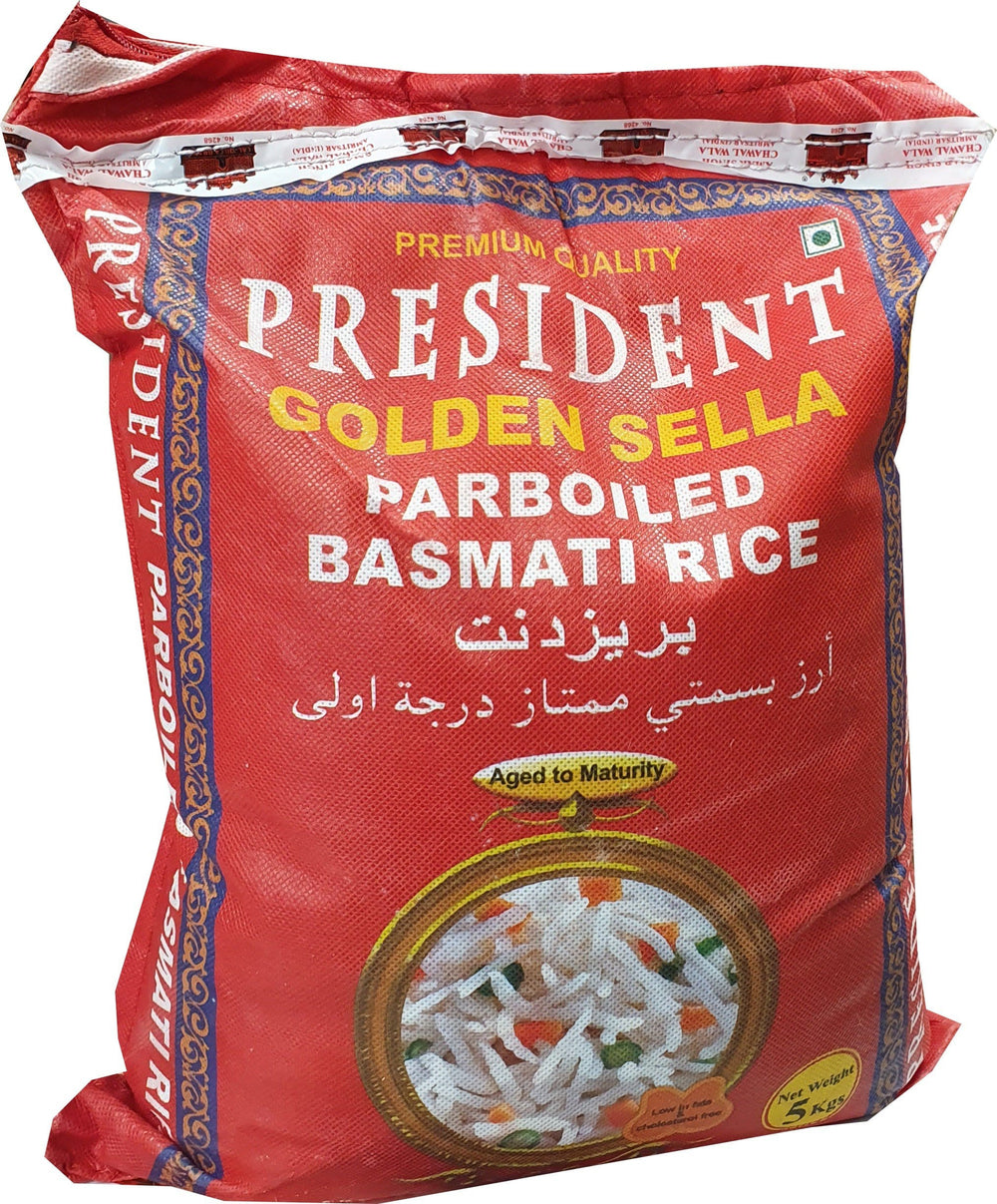 Rice Basmati Parboiled President 5 kg