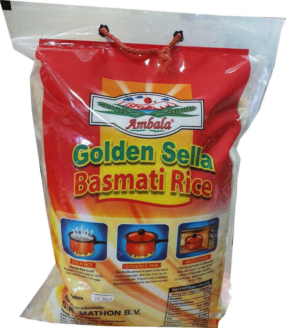 Ambala Golden Sella Basmati Rice 5 kg