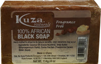 Załaduj obraz do przeglądarki galerii, African Black Soap - Kuza Naturals Fragrance Free 100% African Black Soap 114 g
