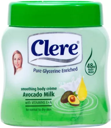 Clere Body Cream Avocado Milk 500 ml - Africa Products Shop