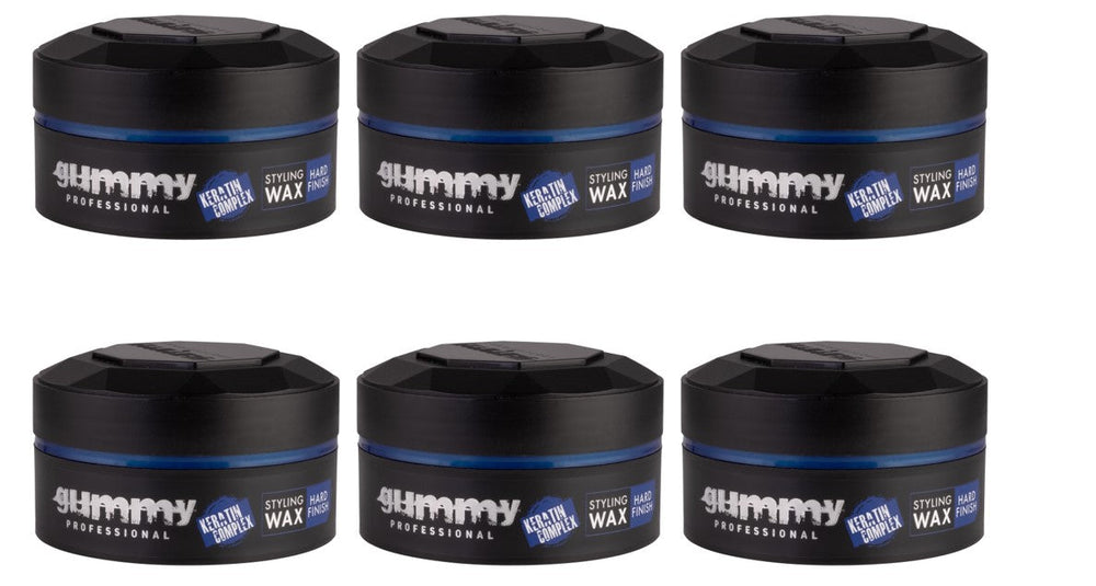 Gummy Keratin Complex Styling Wax Hard Finish 6 stuks - Africa Products Shop