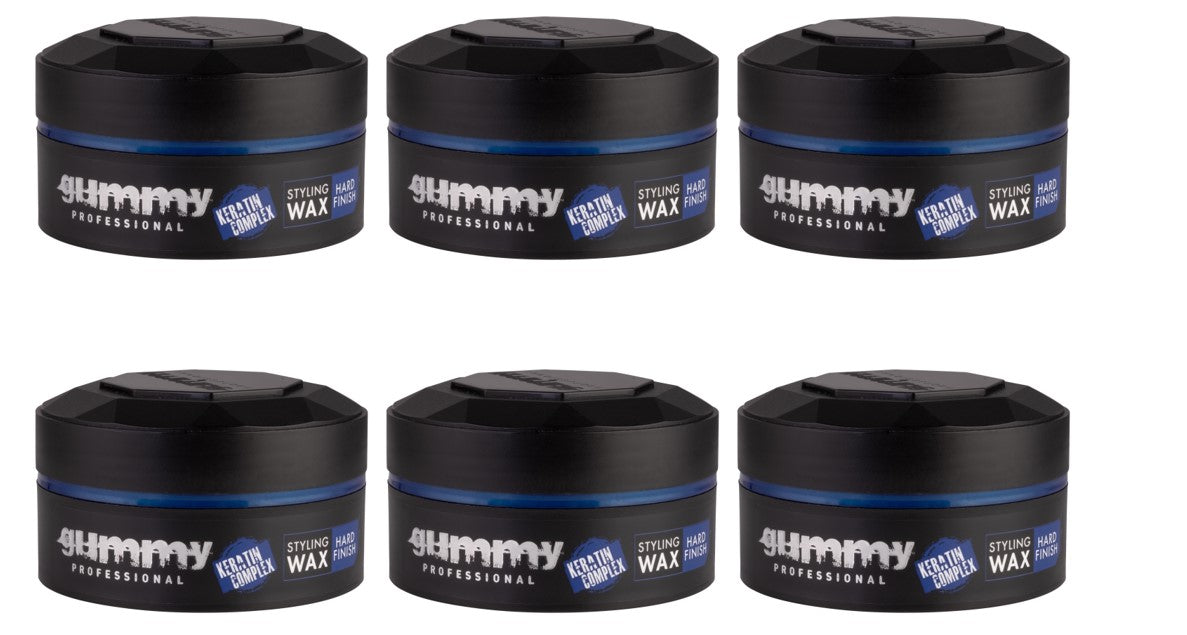 Gummy Keratin Complex Styling Wax Hard Finish 6 stuks - Africa Products Shop