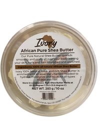 Załaduj obraz do przeglądarki galerii, Ivory Pure Shea Butter 283 g - Africa Products Shop
