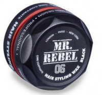 Load image into Gallery viewer, Mr. Rebel 06 Hair Styling Wax Black 150 ml - Africa Products Shop
