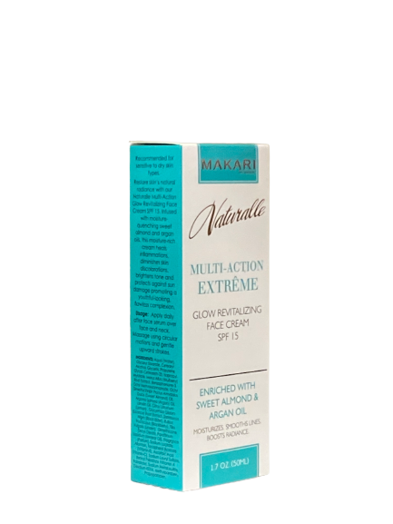Makari Naturale Multi-Action Extreme Glow Revitalizing Face Cream Sweet Almond SPF15 - Africa Products Shop