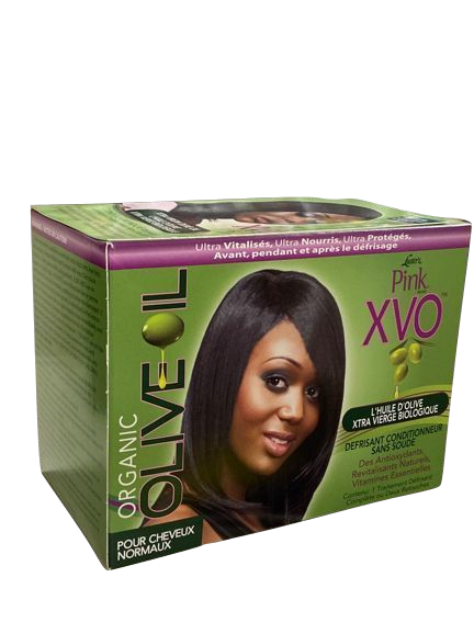 Pink Organic Olive Oil XVO Relaxer Kit Regular - Africa Products Shop