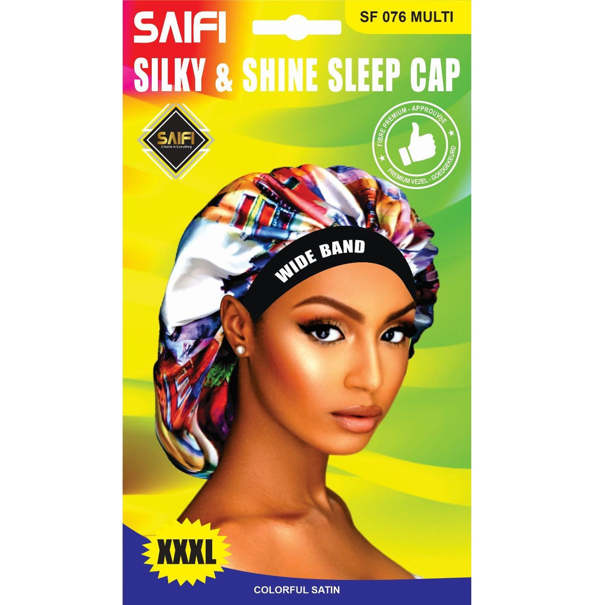 Saifi Silky & Shine Sleep Cap SF 076 MULTI XXXL - Africa Products Shop