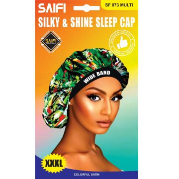 Saifi Silky & Shine Sleep Cap Satin SF 073MULTI XXXL - Africa Products Shop