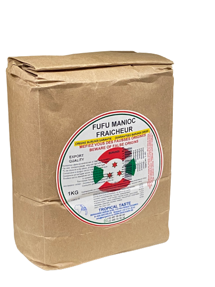 Tropical Taste Cassava Flour Burundi (fufu) 1 kg - Africa Products Shop